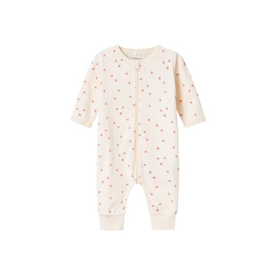 Name It New Born Noos Nbfnightsuit Zip Buttercream Hearts