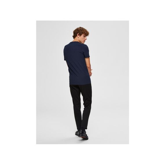 Selected Homme Black Noos Slhnewpima Ss O-Neck Tee