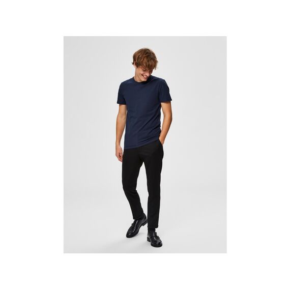 Selected Homme Black Noos Slhnewpima Ss O-Neck Tee