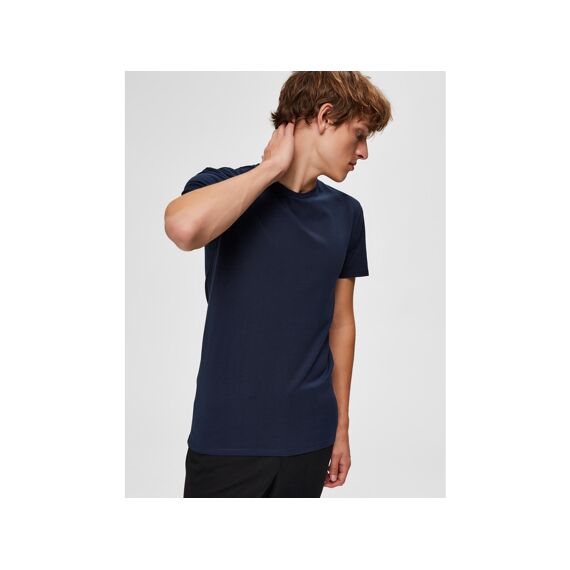 Selected Homme Black Noos Slhnewpima Ss O-Neck Tee