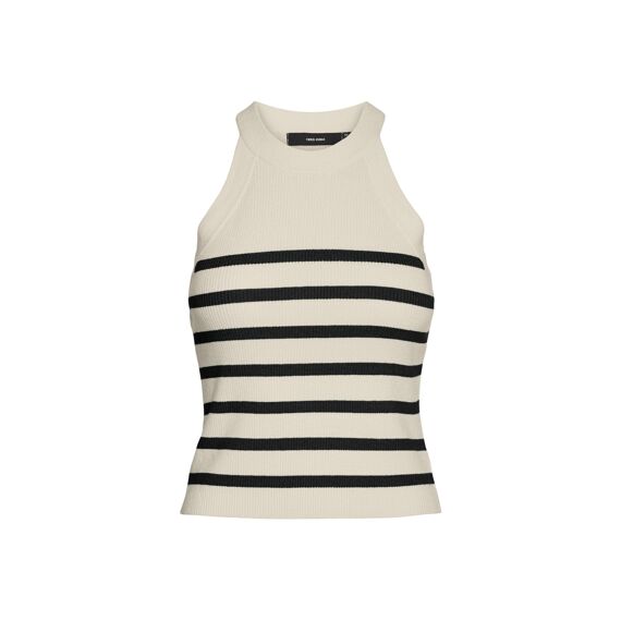 Vero Moda Noos Vmsaba Rib Sl O-Neck Top Ga