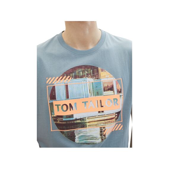 Tom Tailor Heren 2402 Photoprint T-Shirt