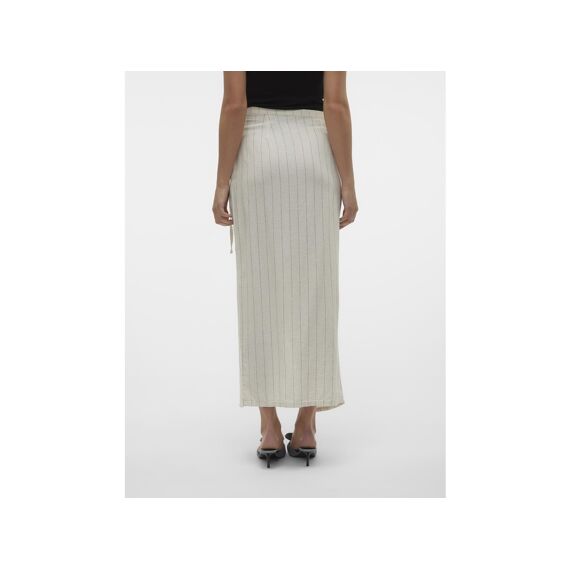 Vero Moda 2403 Vmmindy Hw Long Wrap Pin Linen Skirt