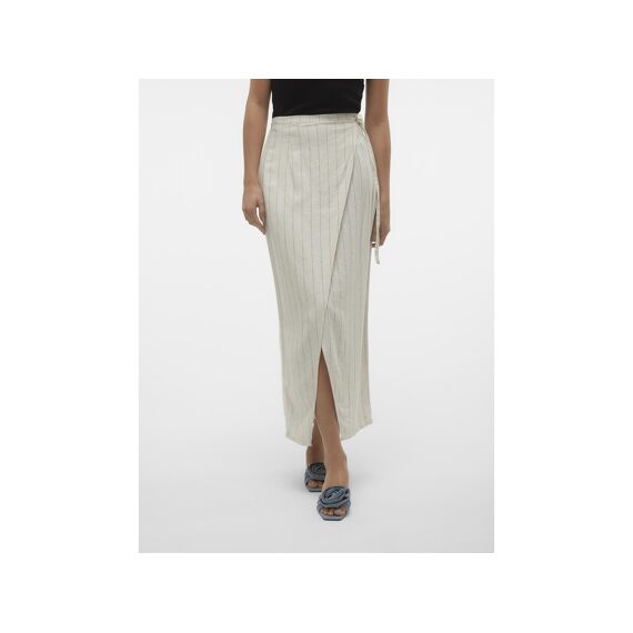 Vero Moda 2403 Vmmindy Hw Long Wrap Pin Linen Skirt