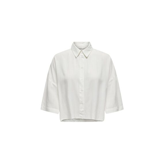 Only Noos Onlastrid Life 2/4 Crop Shirt Wvn