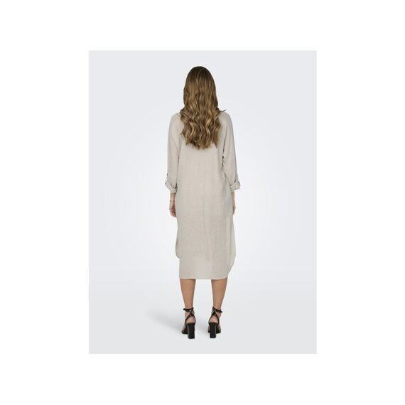 Only Noos Onltokyo L/S Linen Blend Dress Pnt