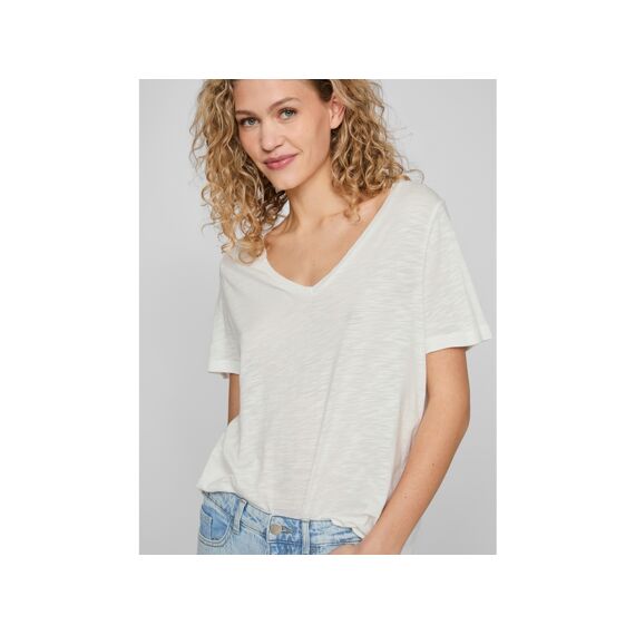 Vila Noos Vinova V-Neck S/S Top-