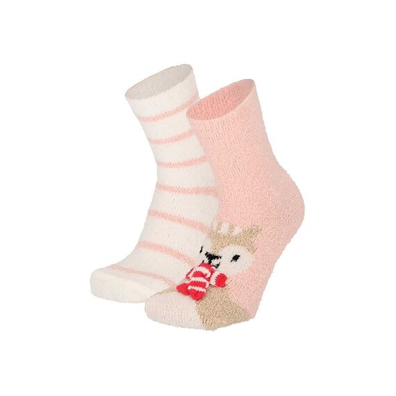 Apollo Noos Kinderen Softy Kousen 3D 2-Pack Assortiment Prijs Per Set