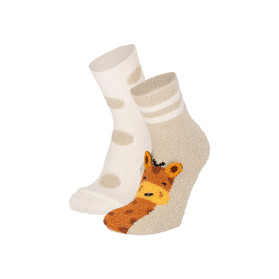 Apollo Noos Kinderen Softy Kousen 3D 2-Pack Assortiment Prijs Per Set
