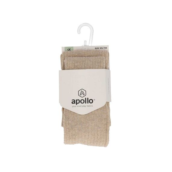 Apollo Noos Meisjes Kousen Rib 1X1 Plain Lurex