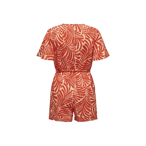 Only 2403 Onlcallie Linen S/S Playsuit Ptm