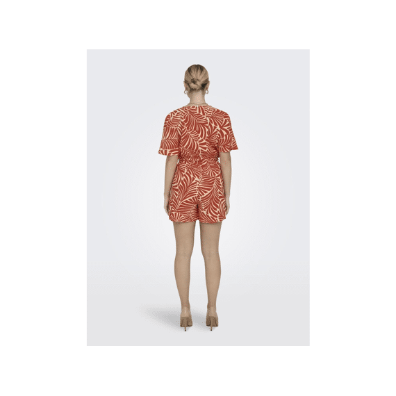Only 2403 Onlcallie Linen S/S Playsuit Ptm