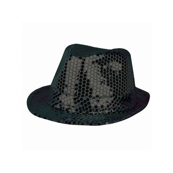 Hoed Funk Sequin Zwart