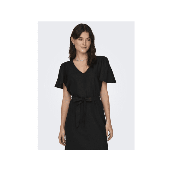 Jdy Noos Jdysay S/S Linen Bell Dress Wvn