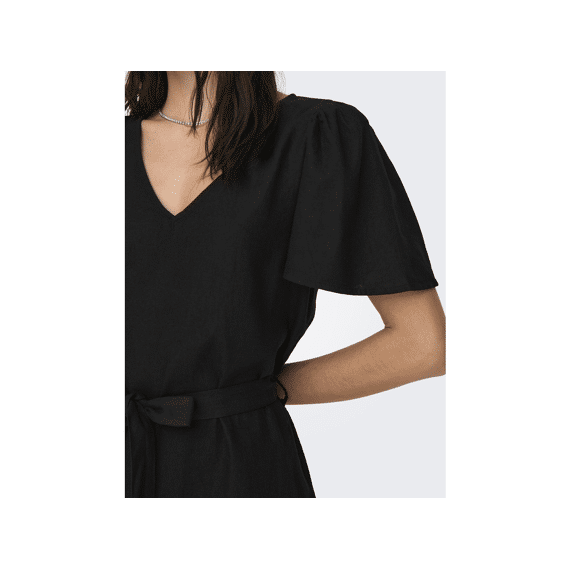 Jdy Noos Jdysay S/S Linen Bell Dress Wvn