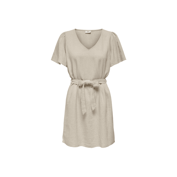 Jdy Noos Jdysay S/S Linen Bell Dress Wvn
