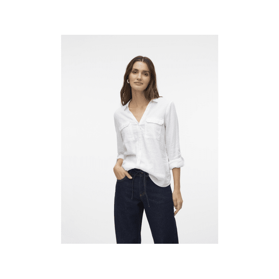 Vero Moda 2407 Vmlinn Bumpy Ls Shirt Wvn