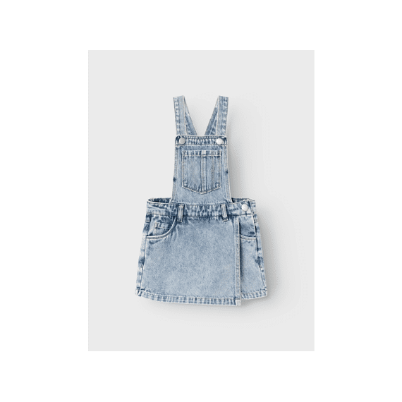 Name It Mini 2404 Nmfbella Baggy Dnm Bib Skort 3484-Mg H