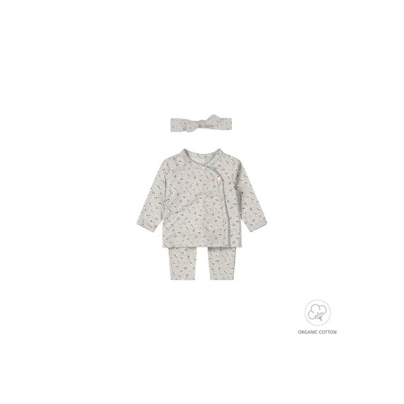 Dirkje Noos 2 Pce Babysuit + Headband Organic Cotton