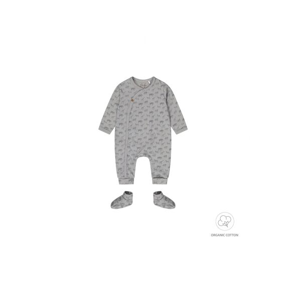 Dirkje Noos 1 Pce Babysuit + Booties Organic Cotton