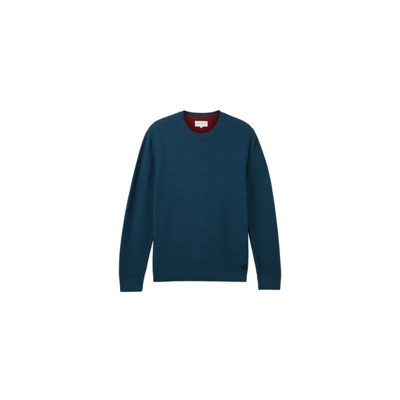 Tom Tailor Heren 2406 Structured Crewneck Knit