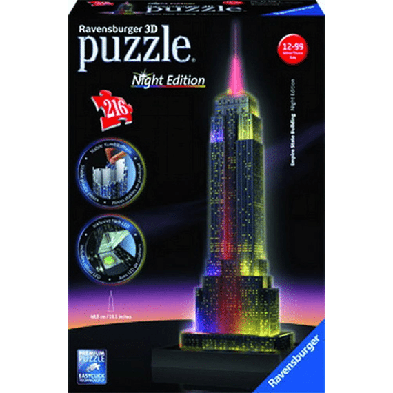 Puzzel 3D Empire State Building - Night Ed.