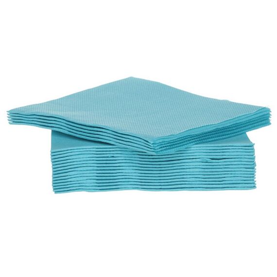 Ct Prof Serviet Tt S40 25X25Cm Turquoise Papier