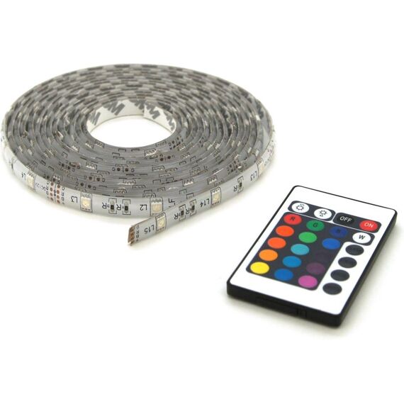 Led Strip Rgb 5M+Afst Bed Ip44