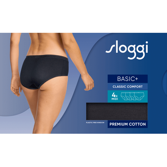 Sloggi Midislips 4-Pack