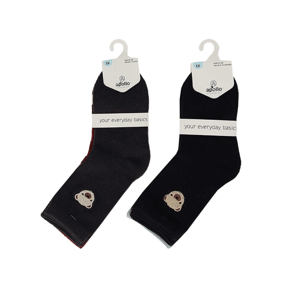 Apollo Kousen 3-Pack Assortiment Prijs Per Set