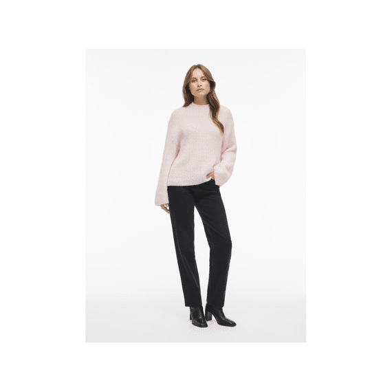 Vila 2511 Viellis O-neck L/s Knit Pullover/r