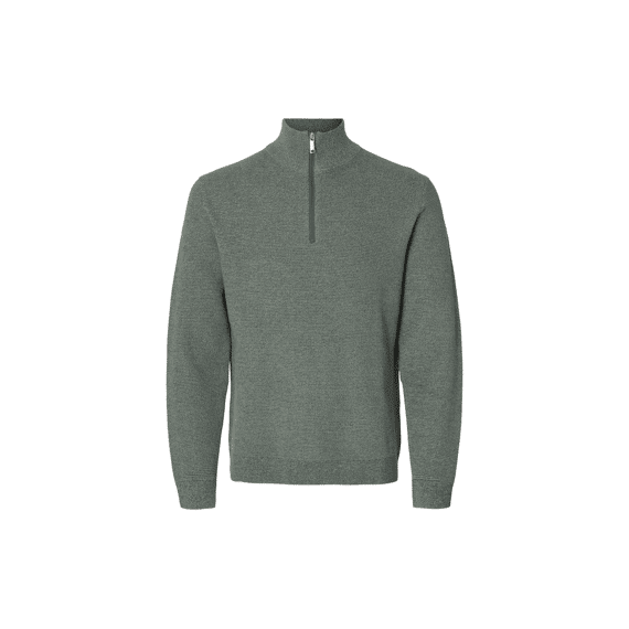 Selected Noos Slhross Ls Knit Structure Half Zip