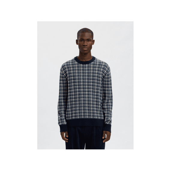 Selected 2511 Slhmikolas Ls Knit Relaxed Crew Neck