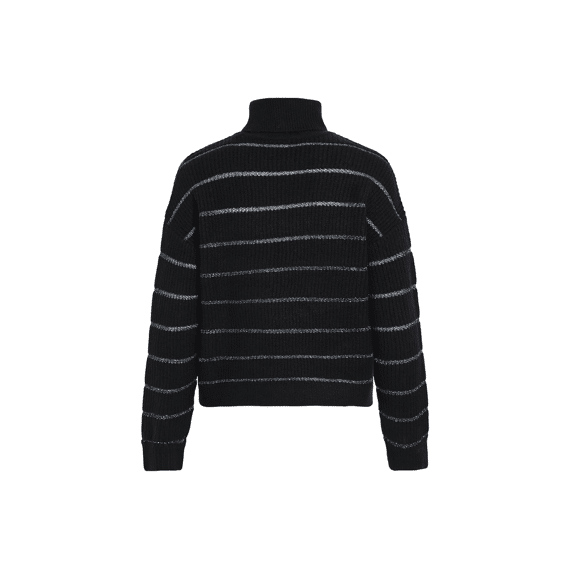 Vila 2511 Vizaza Rollneck Ls Glitter Knit Top