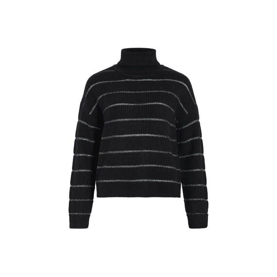 Vila 2511 Vizaza Rollneck Ls Glitter Knit Top