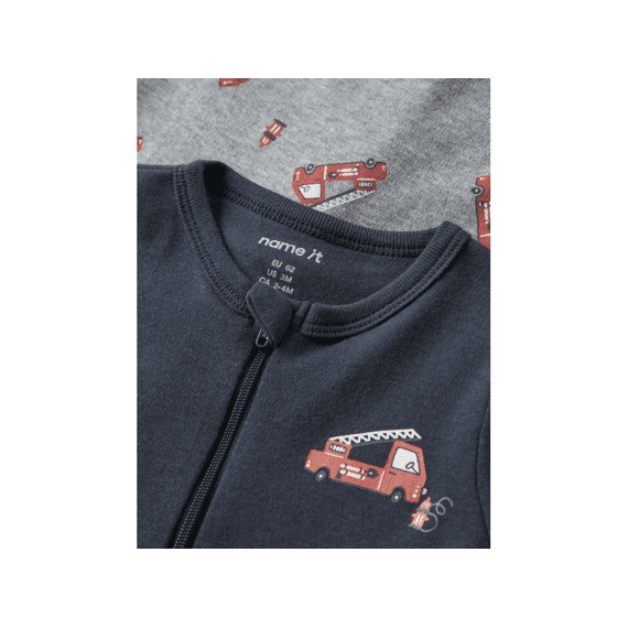 Name It New Born Pyjama 2-Pack