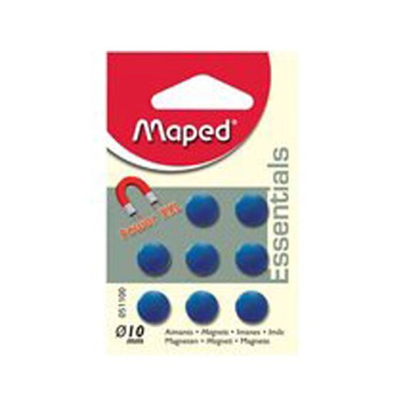 Maped Magneten 10Mm 8 St Rood Groen Blauw