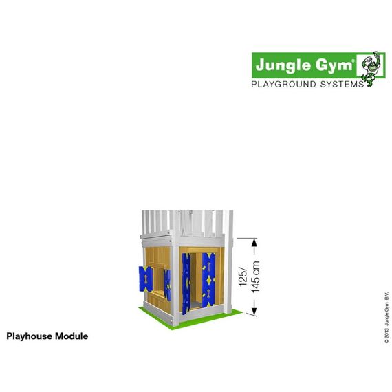 Jungle Gym Playhouse Module Platform H145Cm