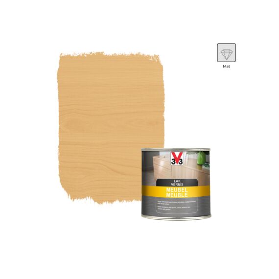 V33 Vernis / Lak Meubel Deco Mat Lichte Eik 0,25L