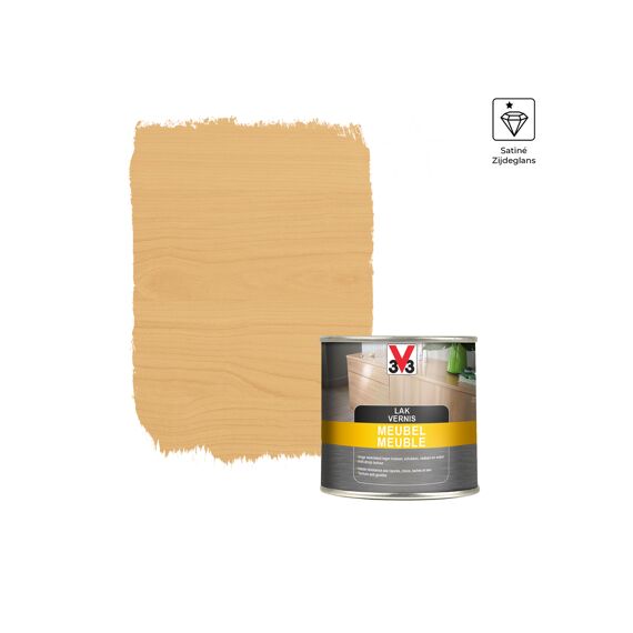 V33 Vernis / Lak Meubel Deco Zijdeglans Lichte Eik 0,25L