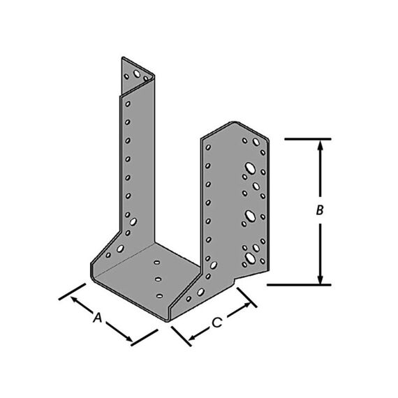 Balkdragers Opleg, Zwaar 143X50 Mm