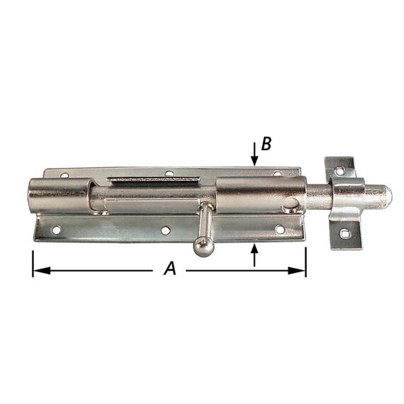 Stalgrendels Met Hangslotgat (type 2)