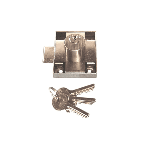 Opleg-meubelslot + Cil, Links 30 Mm