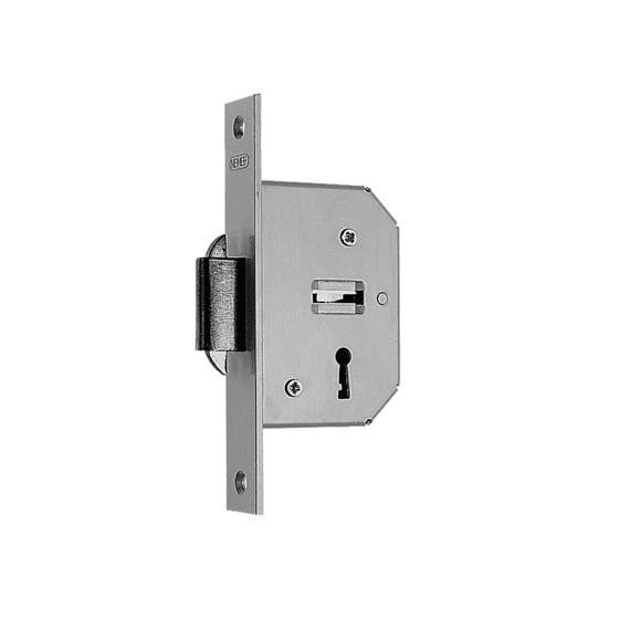 Schuifdeurslot Omlegb.+klav. 50 Mm