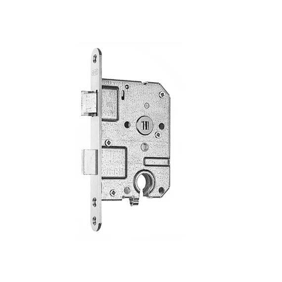 Cil.-slot,verz., Keerb., Links 55x50mm