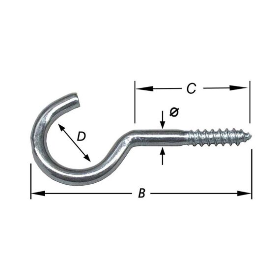 Haakschroeven 4,4 X 80 Mm