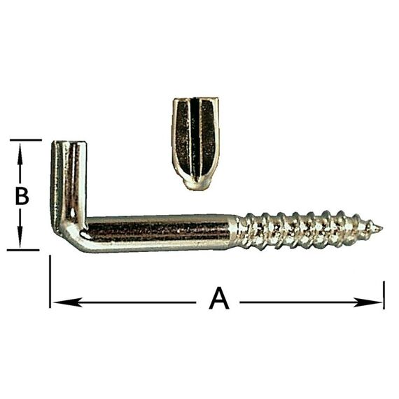 Kramschroeven Met Gleuf 6 X 60 Mm