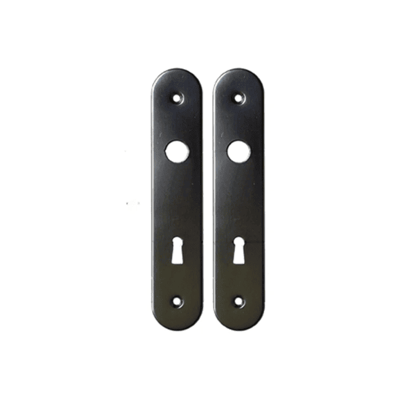 2 Deurschilden,sleutel,inox-l. 110 Mm