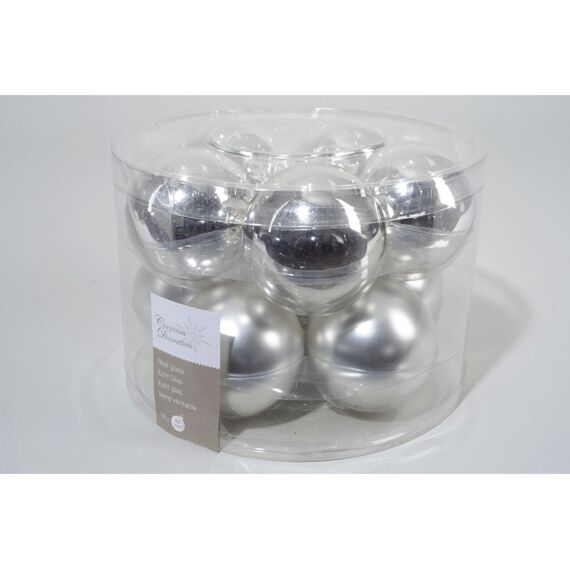 Effen Mach. Ballen 50%G-50%M 60Mm Zilver