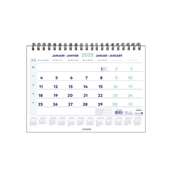 Brepols Maandkalender Wire O